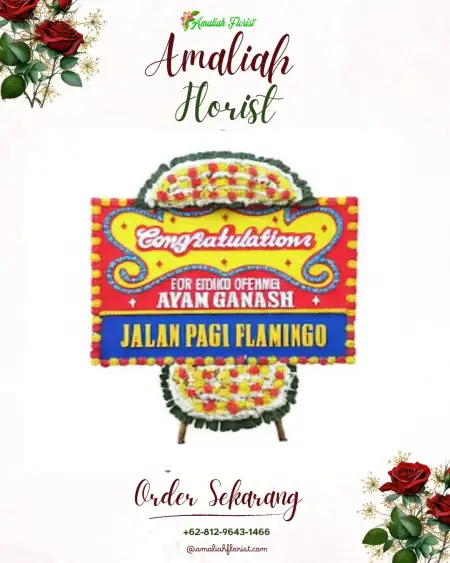Sewa Papan Bunga Bener
